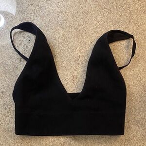 Abercrombie & Fitch Black Crop Top
